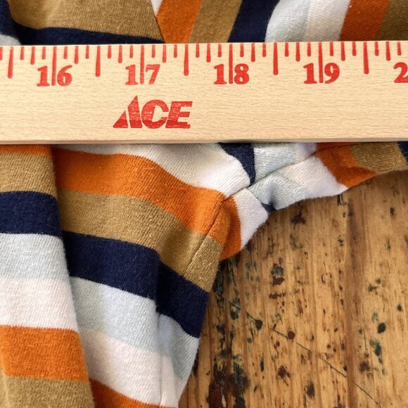 Matix Turkey Stopnik Rascal Knit Crew T-Shirt Mens L Striped Cotton Casual Top - Picture 6 of 7